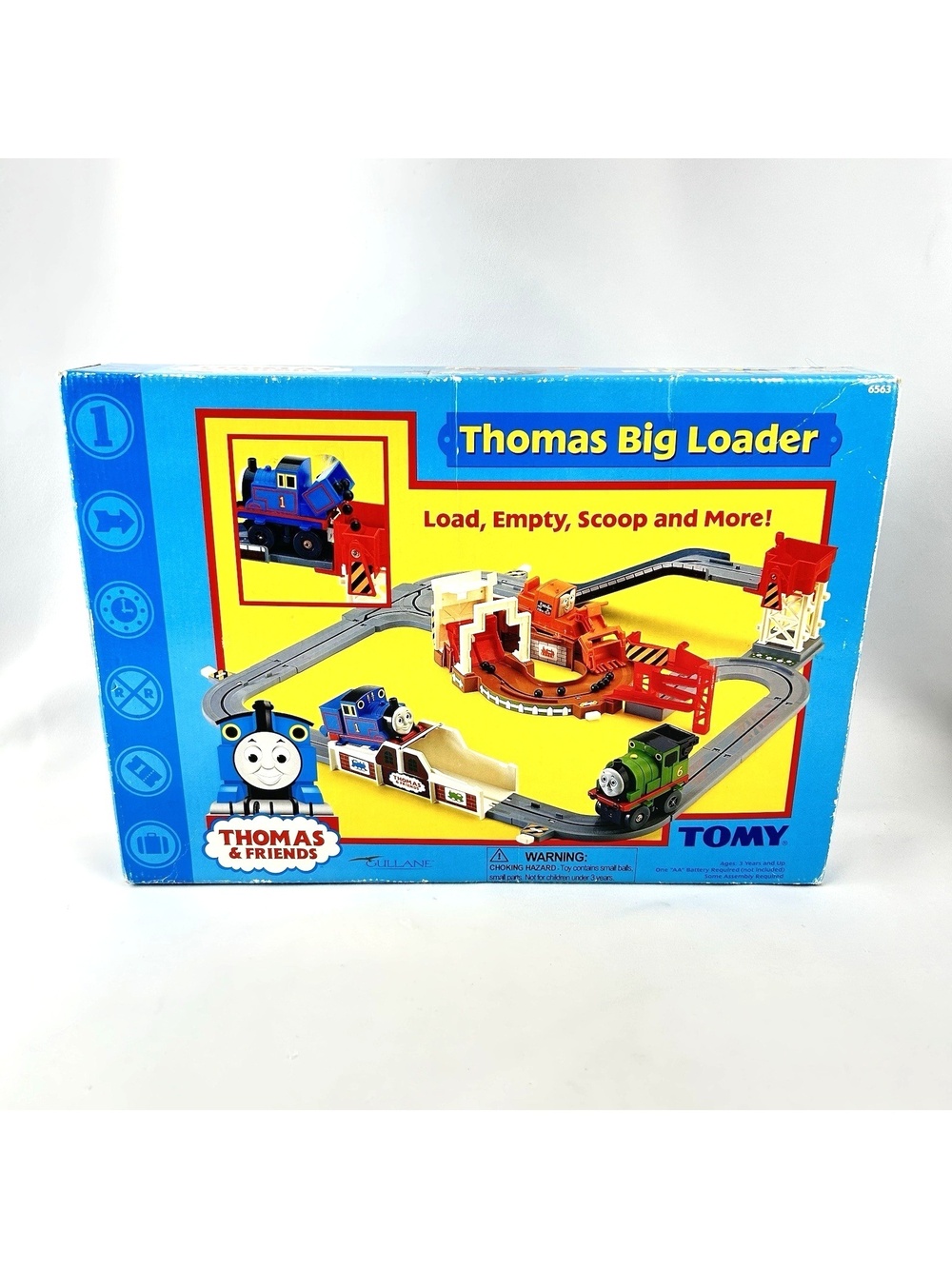 Tomy Thomas the Tank Engine Big Loader Play Set Percy & Terrance *Works - Read*